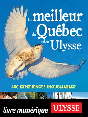 cover image of Le meilleur du Québec en 400 expériences inoubliables